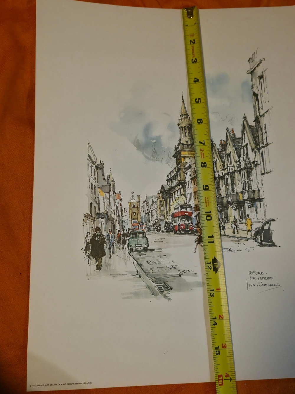 4/$25 Deal! Vintage Oxford High Street Scene From London - Picture 5 of 10